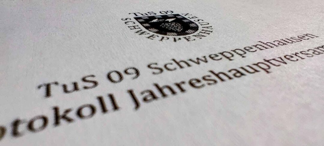TuS 09 Schweppenhausen Jahrehauptversammlung 2024